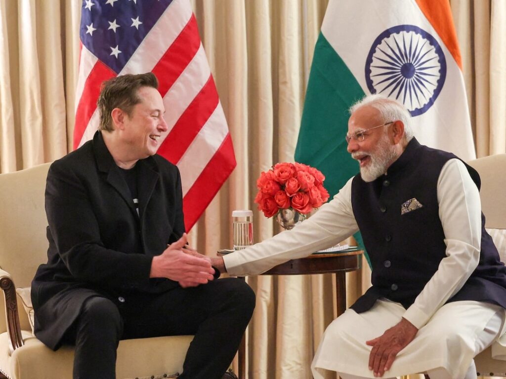 प्रधानमंत्री मोदी एलन मस्क मुलाकात